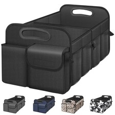 Car Trunk Organizer with Large Capacity Waterproof Car Standard Black