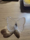 Vintage Waterford Crystal Butterfly Paperweight Figurine Ireland