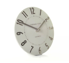 Thomas Kent Mulberry Design Silver Cloud Mantel Clock - 6'