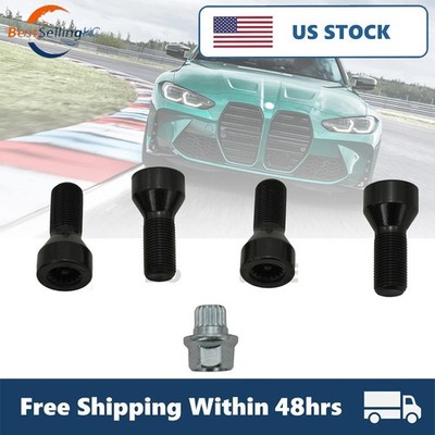 NEW 36136776076 For BMW Mini Wheel Lock Internal Spline Lug Bolt Set M14x1.25