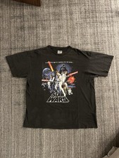 Vintage 1993 Star Wars A New Hope Tee - Oneita Tag, Single Stitch, Size XL