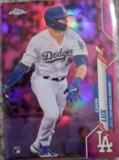 2020 Topps Chrome Gavin Lux Rookie Pink Refractor Los Angeles Dodgers RC #148 
