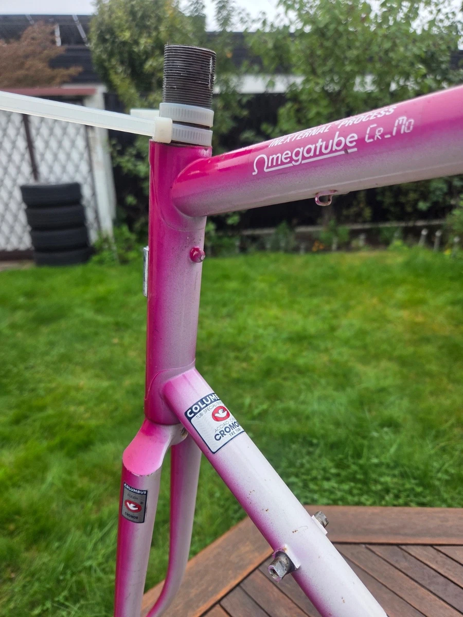 MOTOBECANE RECORD Rennrad Rahmen Set. Columbus CHROMOR Stahl 26,0 Sattelstütze