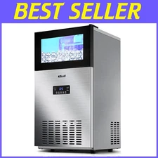 Efficient Under Counter Ice Maker - 155LBS Daily Production, Easy Maintenance