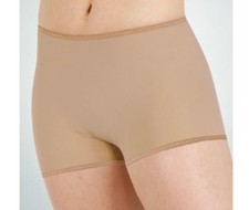Body Wrappers BWP282 Nude Women's XS Fits Child Medium ProWEAR Boy-Cut Shorts