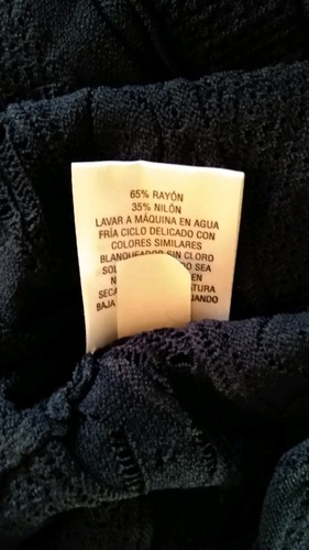 Charter Club Women's Long Sleeve Textured Garden Intrepid Blue Open Cardigan XXL - 第 12/12 張圖片