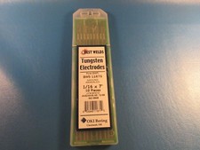 Package of 10 Best Welds 1/16 x 7", BWS1167G, Tungsten Electrodes