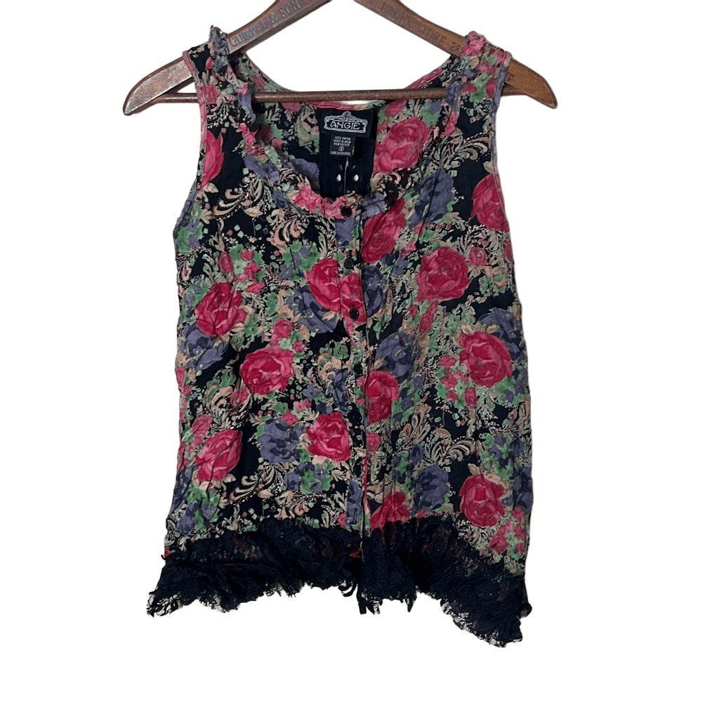 Angie NWT Floral Top | eBay