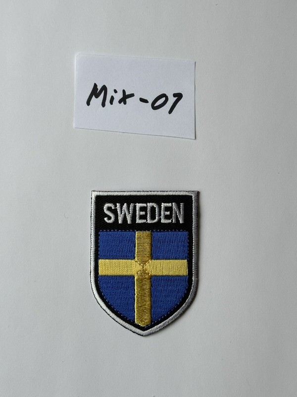 patch travel embroidered Sweden
