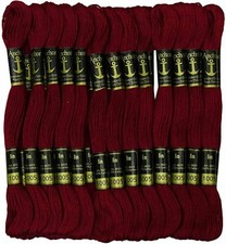 Anchor Stranded Cotton Threads Hand Embroidery Thread Cross Stitch Sewing Maroon