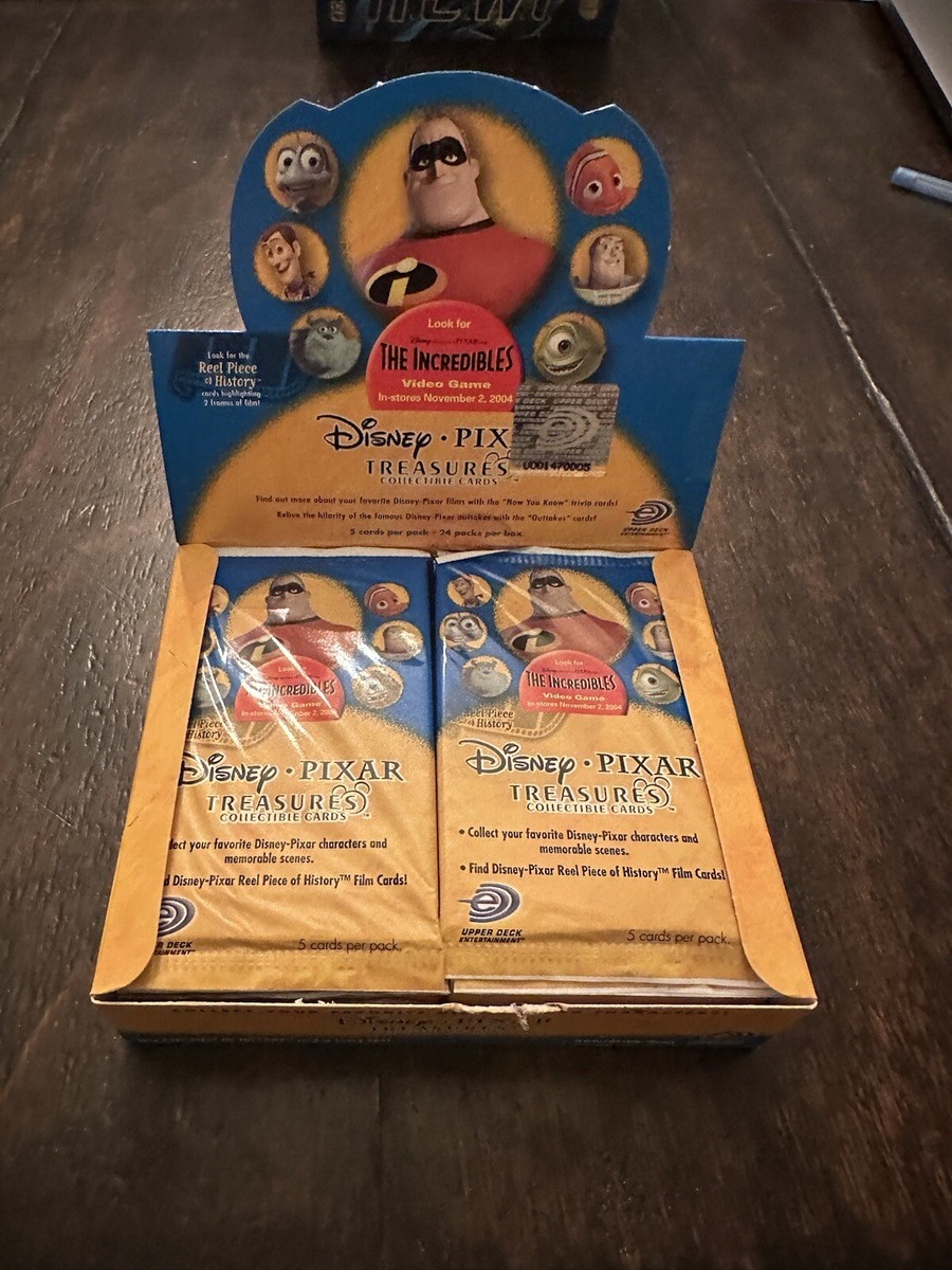 1) Sealed Pack 2004 Upper Deck DISNEY Pixar Treasures Series 1 | eBay