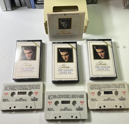 Elvis- The Legend Lives On (3-Cassette, 1986, Rock/Country) VG+ Reader's Digest - Picture 3 of 5