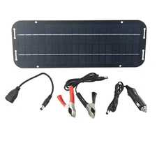 60W Solar Panel 12V Olt Trickle Battery Charger For Caravan Car Van Boat Kit New