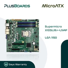 Supermicro X10SLM+-LN4F MicroATX Quad LAN LGA 1150 Motherboard w/ Test CPU & RAM
