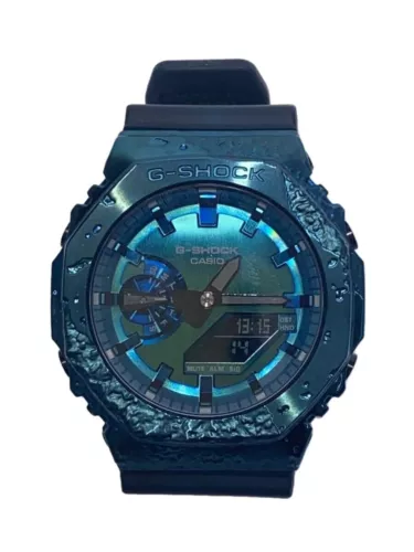 CASIO G-SHOCK GM-2140GEM-2AJR Blue Resin Quartz Digital Analog Watch