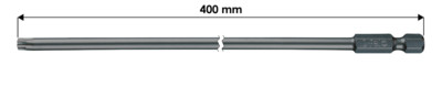 FELO TX Langbits wahlw. T20 T25 T30 T40  in 400mm Länge Bit für TORX -Schrauben
