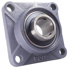 1-3/8" Four Bolt Flange Bearing Set Screws F4B-SC-106, UCF207-22 SpinCo