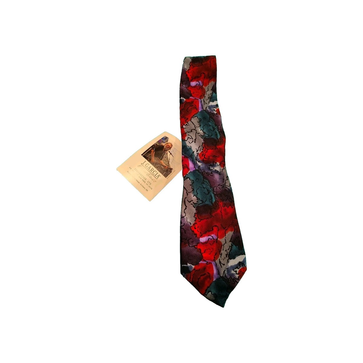 Vtg. Collectors Edition 2 Jerry Garcia Multi-Color Tie  Jerry Garcia - Collectors Edition Tie main image 0