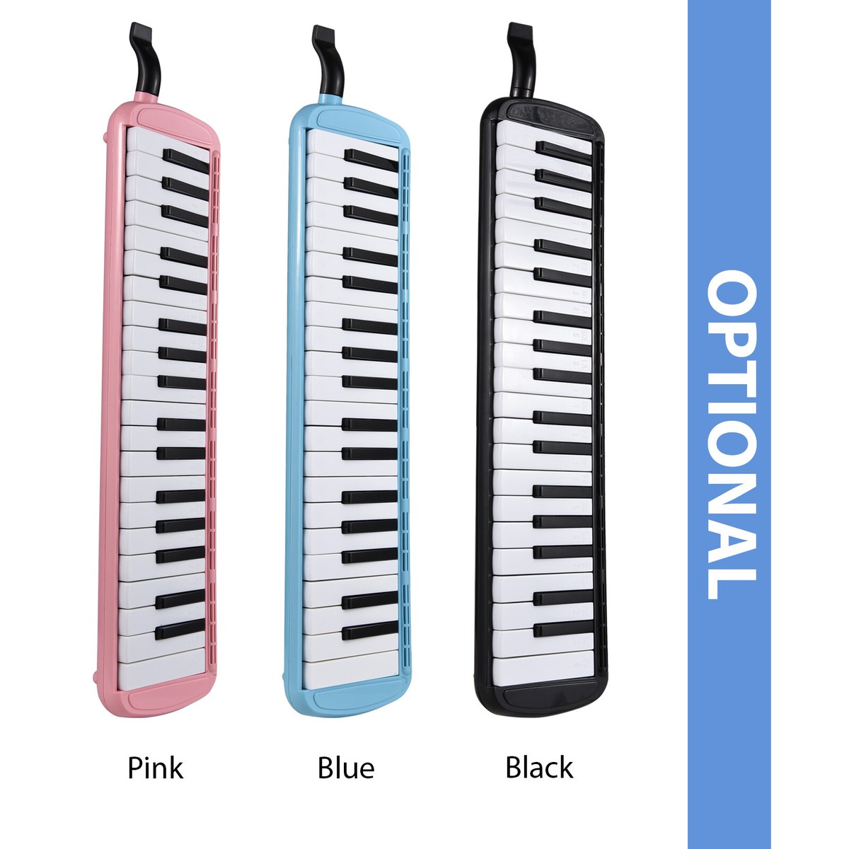 37 Keys Melodica Instrument Melodica Piano Keyboard with 2 Soft