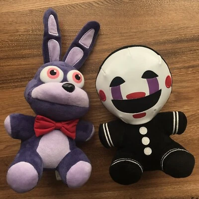 FUNKO 2PCS Five Nights At Freddy’s Plush Puppet&Bonnie FNAF Sanshee Plushie Kids Toys