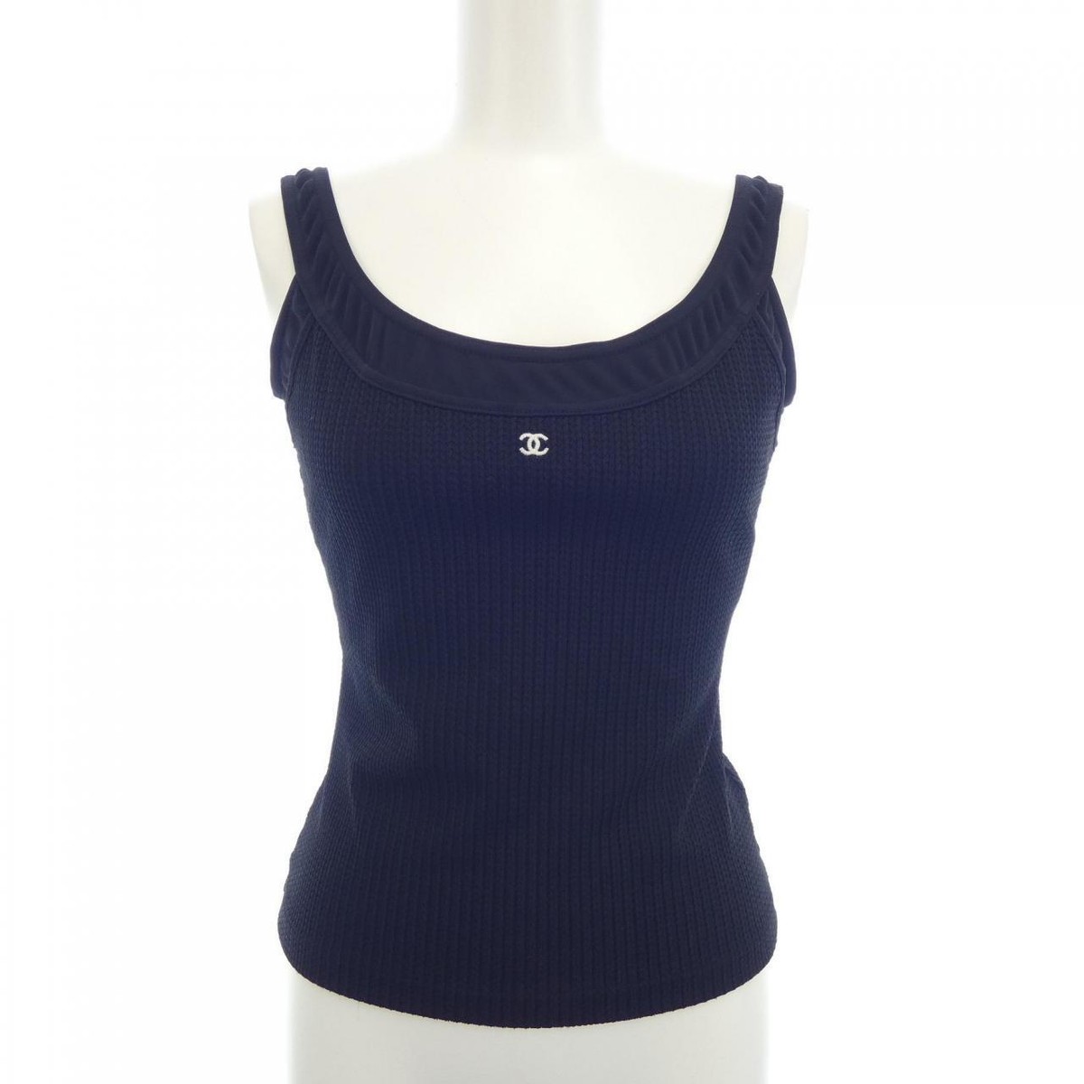Authentic VINTAGE CHANEL Tank top #241-003-604-1799 | eBay Authentic VINTAGE CHANEL Tank top #241-003-604-1799 | eBay