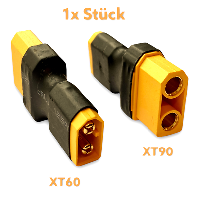 Connettore UK 2 Pin Adattatore Connettore Da XT60 A Deans (T-Plug) - Femmina -maschio, Per RC, Scooter Elettrici, Venditore UK Connettore 2 Pin UK Seller - Foto 2