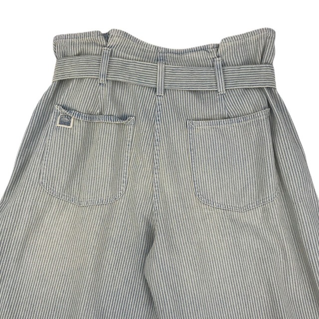Polo Ralph Lauren Paperbag Jeans Womens Size 31 Striped Denim Baggy High Waist for sale online 