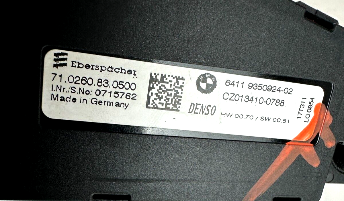 Mini F56- BMW X1 F48 X2 F39 Electric Pre Heater Core Matrix  