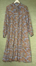 JW Anderson X Uniqlo Dress Size S Paisley Print Smock Style Oversized.