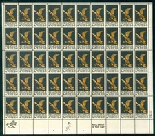 Scott #1344 6¢ Register & Vote Mint Sheet MNH  CV $11.10