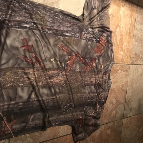 Maglione mimetico foglia lunga maglia poliestere uomo XL caccia albero selvaggio campeggio - Foto 7 di 7