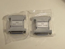 LOT OF 2 NO NAME RS232 24 PIN GENDER CHANGER NEW