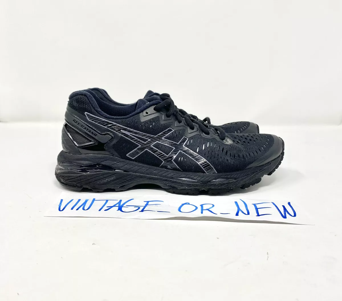 Asics gel top kayano carbon black