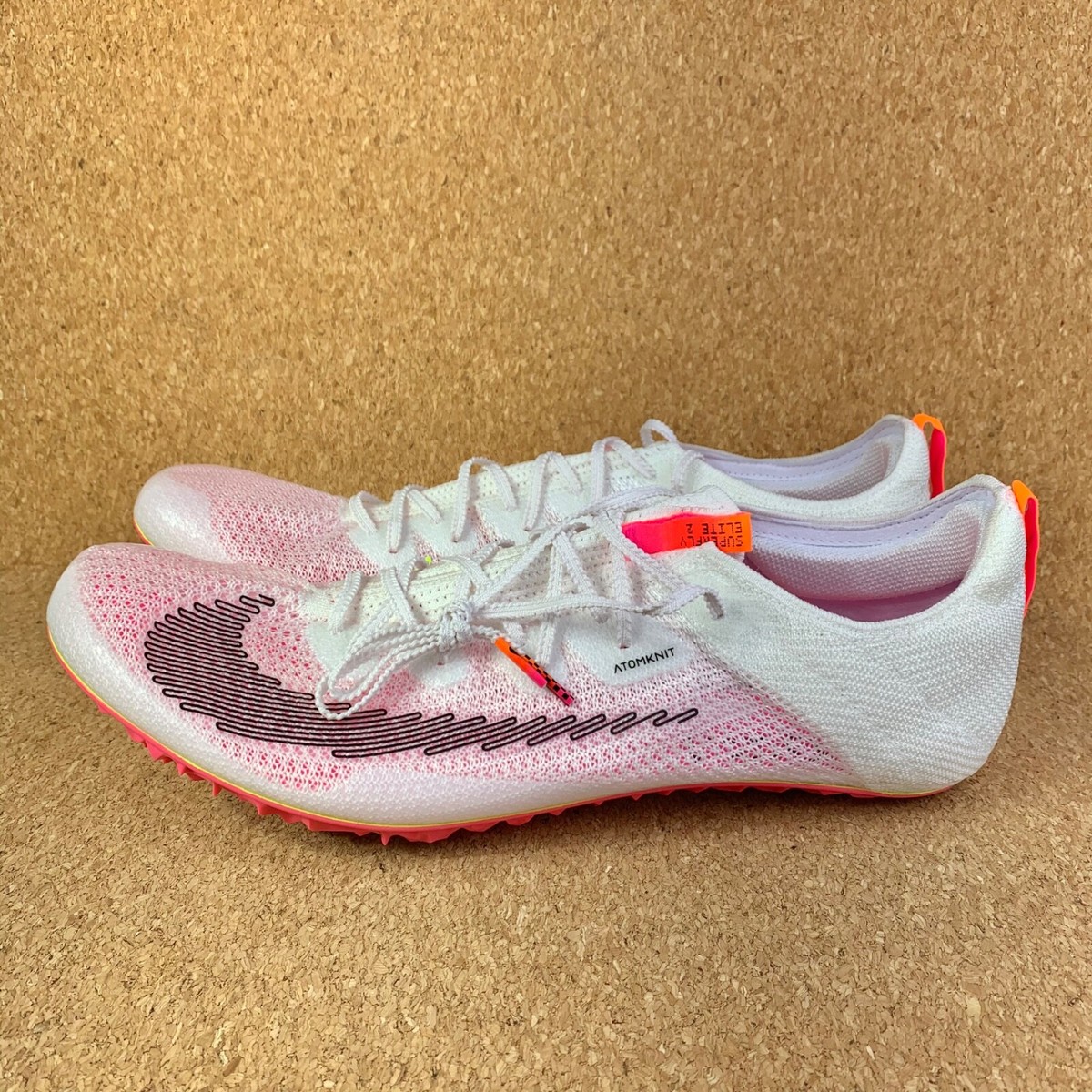 Nike Zoom Superfly Elite 2 Shoes Men 15 Track White Pink