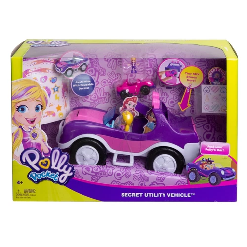 POLLY POCKET SECRET UTILITY VEHICLE EQUIPPED WITH SECRET SURPRISES *DM