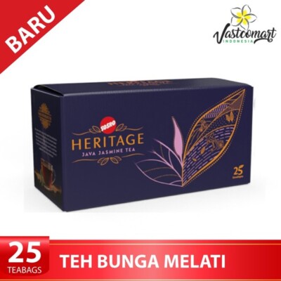 SOSRO Heritage Java Jasmine Tea (25 Tea Bag @ 2 g) - Indonesian Product -