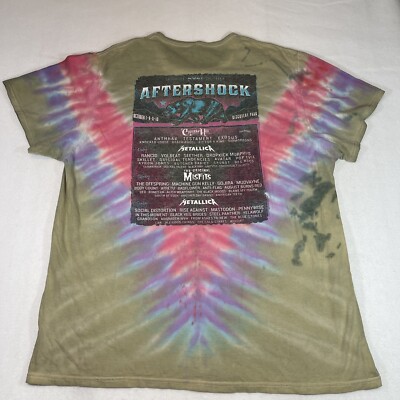 Aftershock Festival Shirt XL Adult Tie Dye 2021 Metal Concert