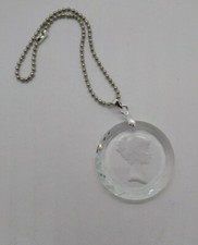 Swarovski Crystal Vintage Etched Woman 30mm 6050 Suncatcher/ Prism/ Ornament
