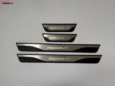 For Mazda 6 Car Accessories Door Sill Trim Protector Scuff Plate Plastic 2021