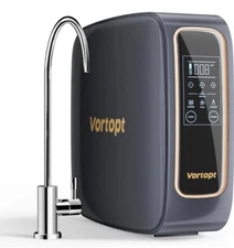 Vortopt Reverse Osmosis System Under Sink, Tankless RO Water Filtration 800 GPD