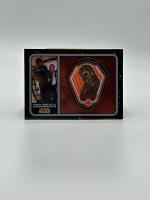 Topps Star Wars: The Force Awakens, Patch Chrome, Han Solo & Chewbacca 525/737