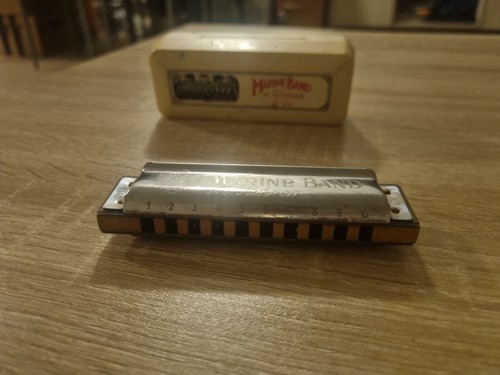 Marine Band Harmonica made by M.Hohner Germany No. 1896 - C KEY - Picture 5 of 5