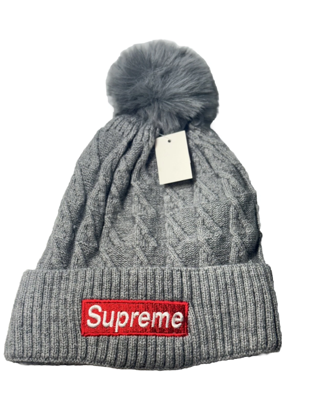 Chapeau d'hiver taille unique Supreme Beanie pour femmes