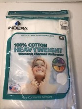 Women's Indera Heavy Cotton Top size 2XL Thermal Underwear