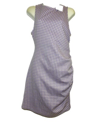 zara purple gingham dress Zara - Gingham Dress With Floral Collar - Lilac - 1 Years (33,9 Inches)