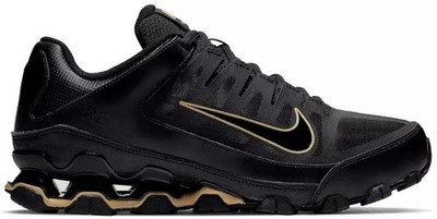 Size 9.5 - Nike Reax 8 TR Mesh Black Metallic Gold