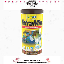 Min Nutritionally Balanced Tropical Flake Food for Tropical Fish, 7.06 oz