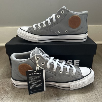 Converse CTAS Malden Street Mid Canvas Mens 9 Womens 11 Gray Shoes Sneakers NEW