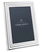 Georg Jensen Hand Polished Legacy 5X7 Picture Frame Silver