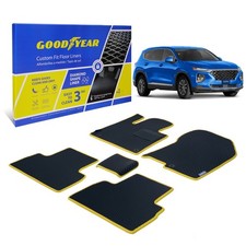 Car Floor Mats All Weather Liners for 2019-2020 Hyundai Santa Fe